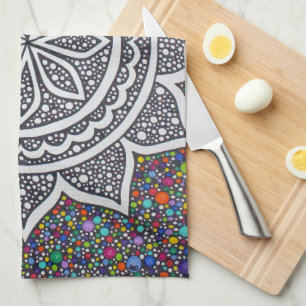 Mandala Mosaic 2025 Tea Towel