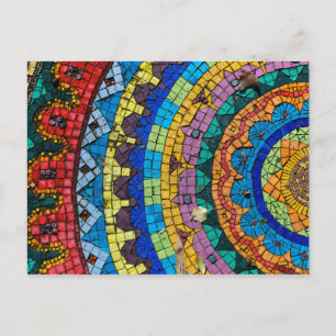 Mandala Mosaic Monte Verità Switzerland Postcard
