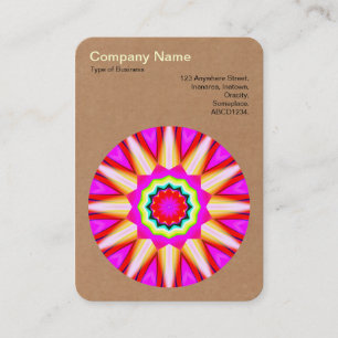 Mandala Motif 030 - Cardboard Business Card