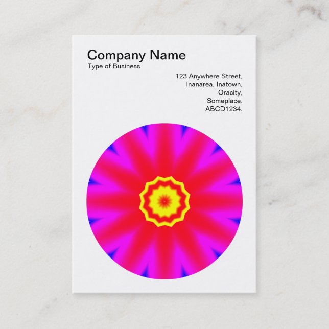 Mandala Motif 05 Business Card (Front)