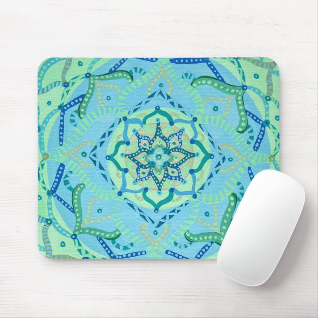 Mandala Mouse Pad (With Mouse)