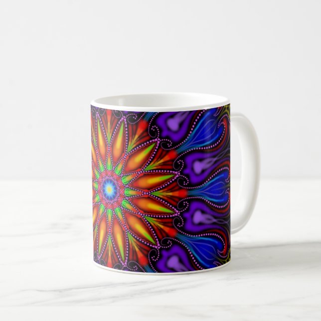 Mandala mug 4 (Front Right)