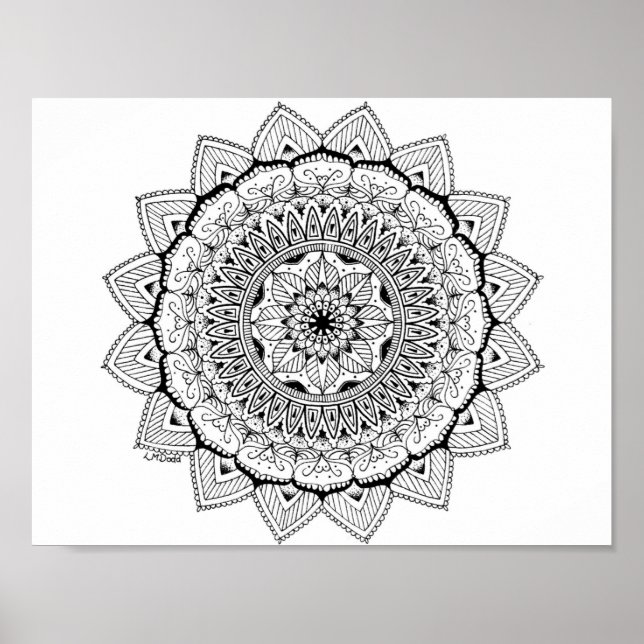 Mandala N°1 Poster (Front)