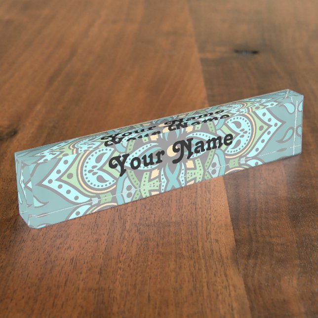 Mandala Nameplate (Side)