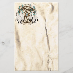 Mandala  Native American  Stationery