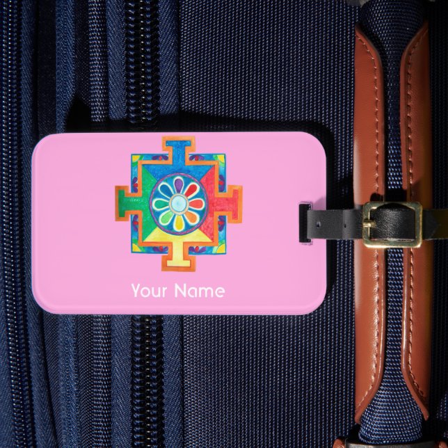 Mandala of Creation   Luggage Tag (Front Insitu 4)