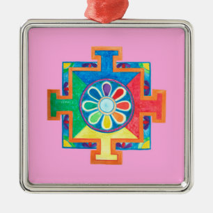 Mandala of Creation  Metal Ornament