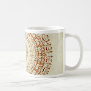 Mandala of Desire in Golden Yellow Coffee Mug
