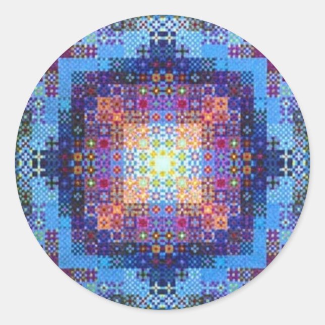 Mandala of Joy and Happiness Sticker (Front)