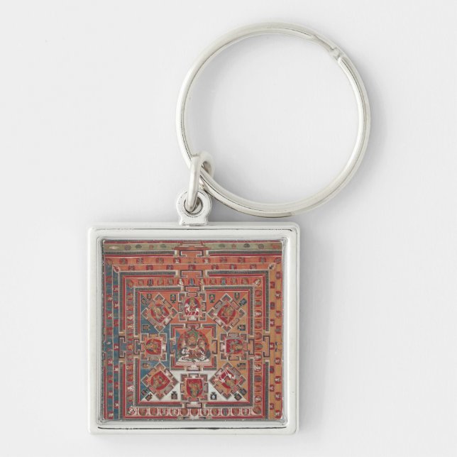 Mandala of Vaishravana Key Ring (Front)