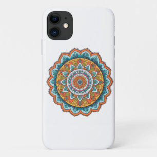 mandala of various colours iPhone 11 case