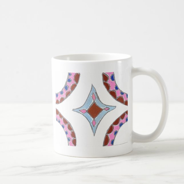 Mandala Oil Painting Art Print Coffee Mug (Right)