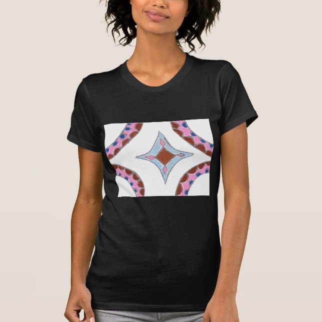 Mandala Oil Painting Art Print T-Shirt (Front)