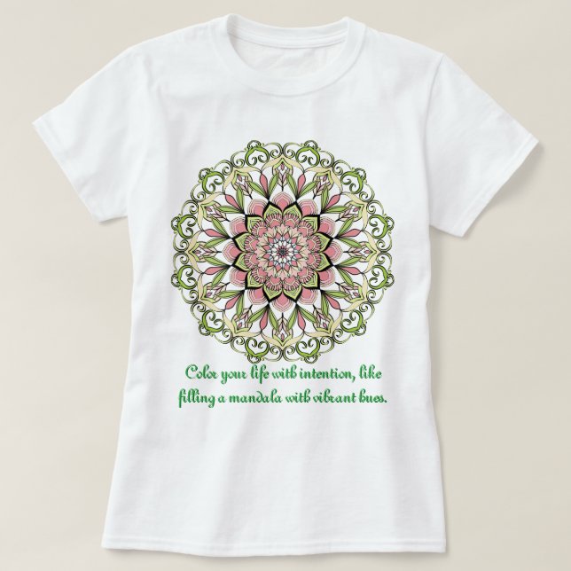 Mandala on T-Shirt (Design Front)