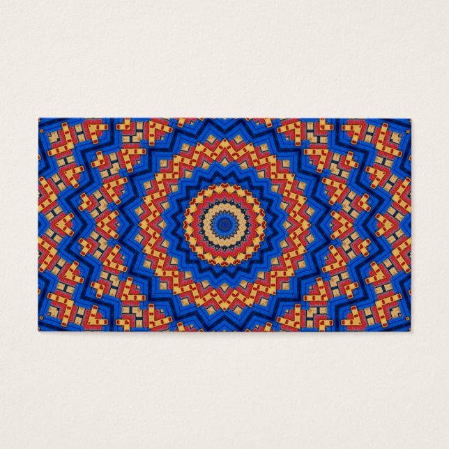 Mandala orange blue (Front)