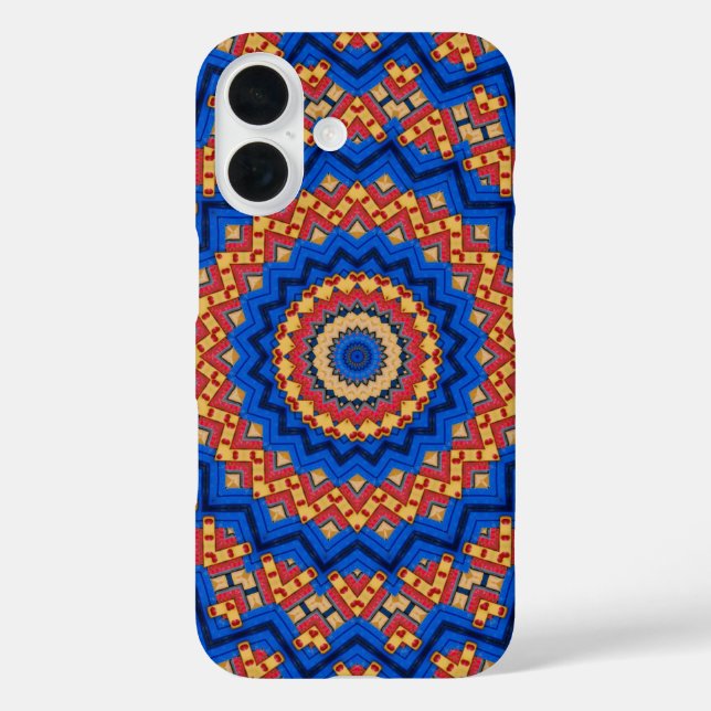 Mandala orange blue Case-Mate iPhone case (Back)