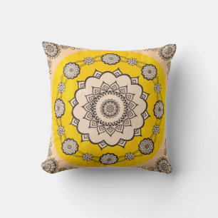 Mandala Ornamental: Ethnic Style Design. Cushion