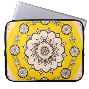 Mandala Ornamental: Ethnic Style Design. Laptop Sleeve