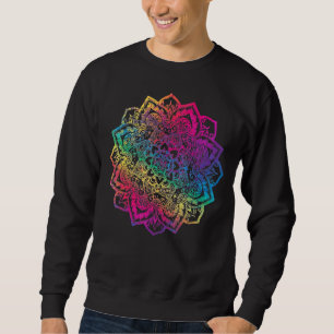Mandala Outfi Hippie Boho Yoga Mantra Om Meditatio Sweatshirt
