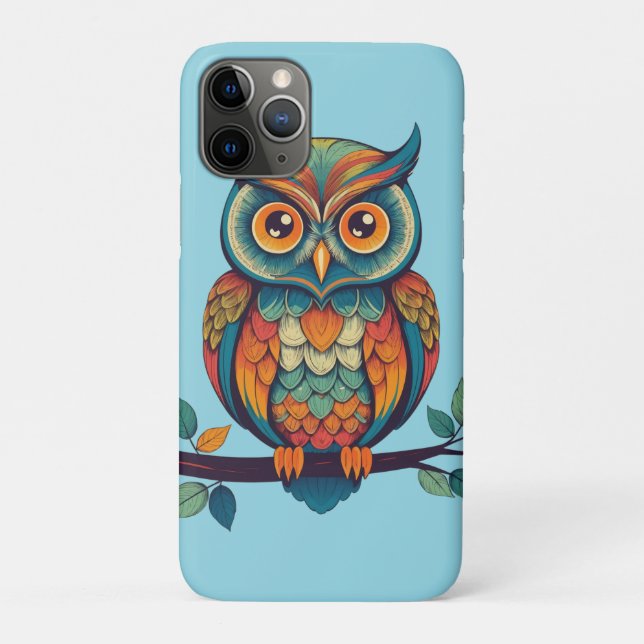 Mandala Owl Case-Mate iPhone Case (Back)