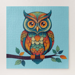 Mandala Owl Jigsaw Puzzle
