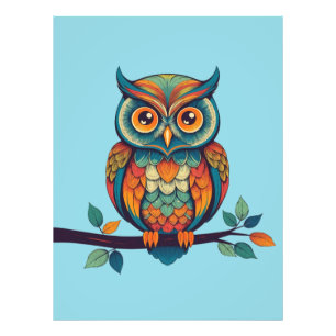 Mandala Owl Photo Print