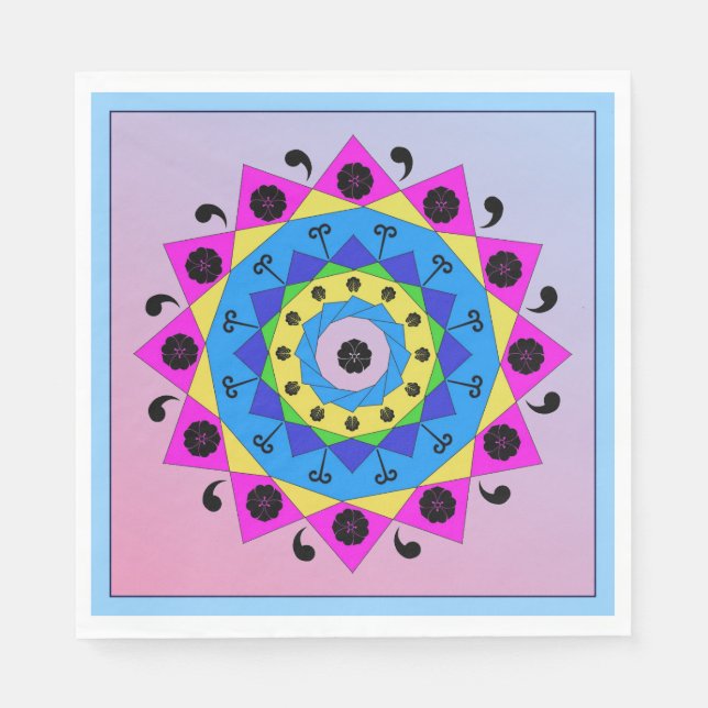 Mandala Paper Napkin (Front)