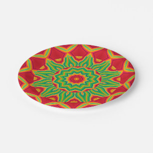 Mandala Paper Plate