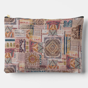 Mandala Patchwork Zippered Pouch