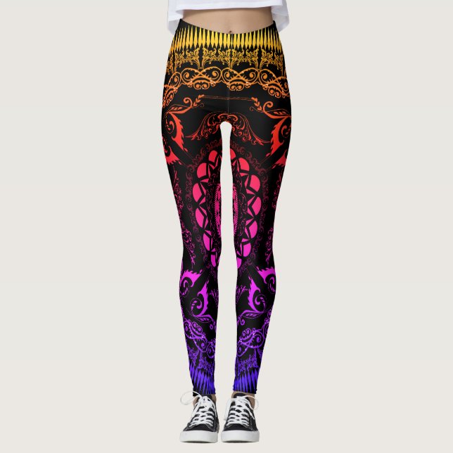 Mandala Patern Leggings (Front)
