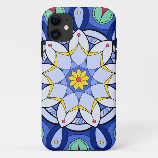 Mandala Pattern 01 Case-Mate iPhone Case (Back)