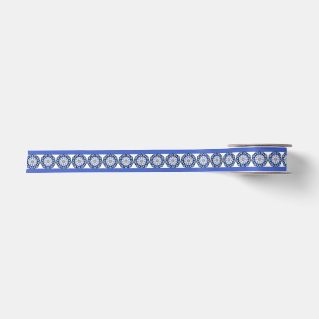Mandala Pattern 01 Satin Ribbon (Front)