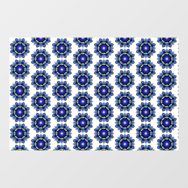 Mandala Pattern 02 in blue (Sheet)