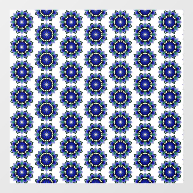 Mandala Pattern 02 in blue (Sheet)