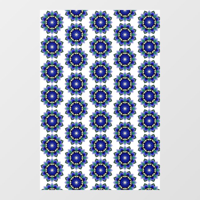 Mandala Pattern 02 in blue (Sheet)