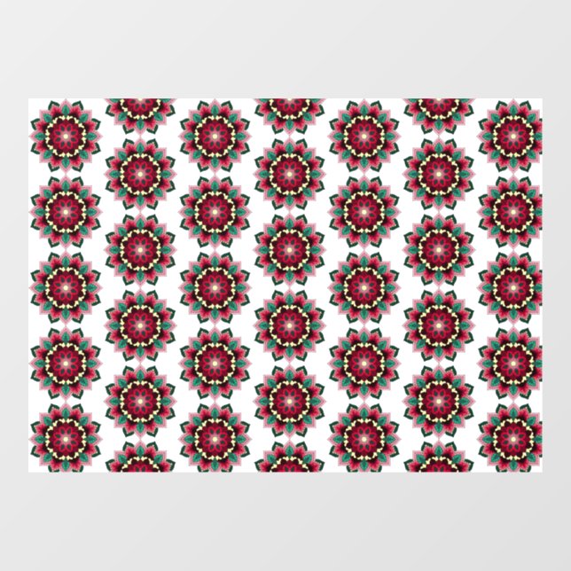 Mandala Pattern 02 in deep pink (Sheet)