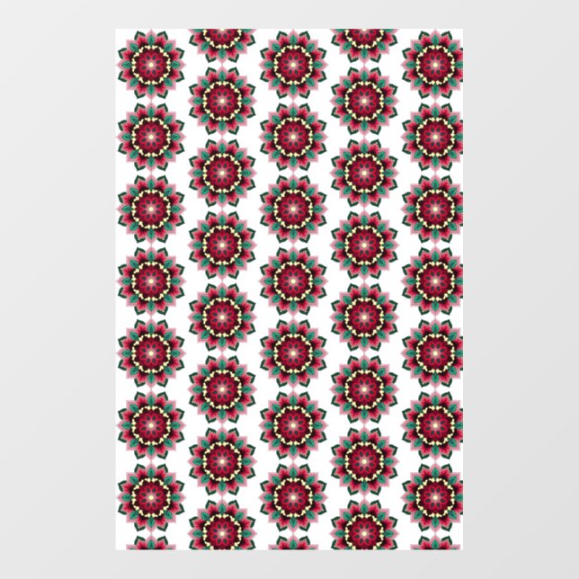Mandala Pattern 02 in deep pink (Sheet)