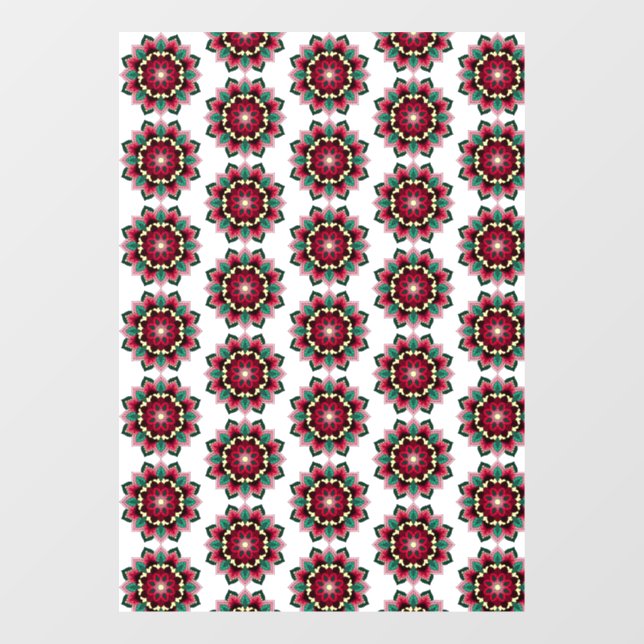Mandala Pattern 02 in deep pink (Sheet)