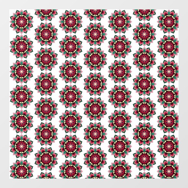 Mandala Pattern 02 in deep pink (Sheet)