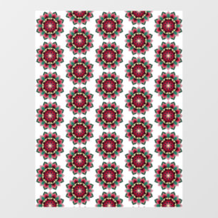 Mandala Pattern 02 in deep pink