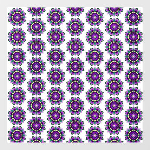 Mandala Pattern 02 in purple window cling