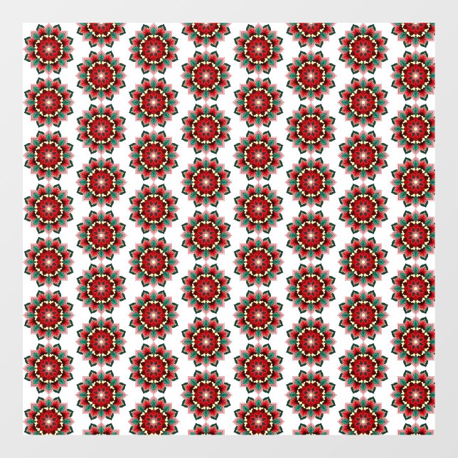 Mandala Pattern 02 in red (Sheet)