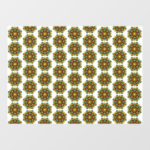 Mandala Pattern 02 in yellow & tan