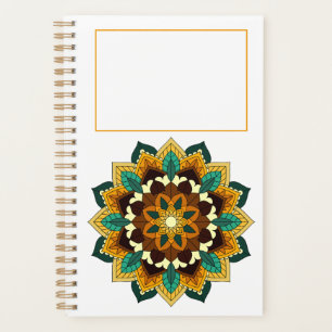 Mandala Pattern 02 in yellow & tan Planner