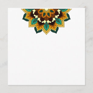 Mandala Pattern 02 in yellow & tan Program