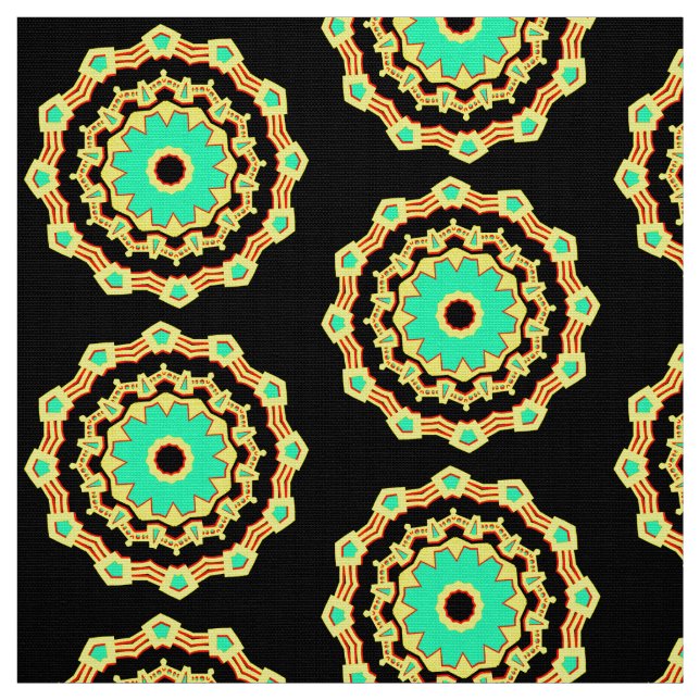 Mandala Pattern 110714(012) Fabric (Swatch)