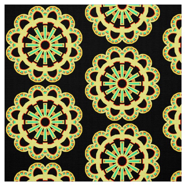 Mandala Pattern 110714(09) Fabric (Swatch)