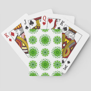 mandala pattern design playing cards