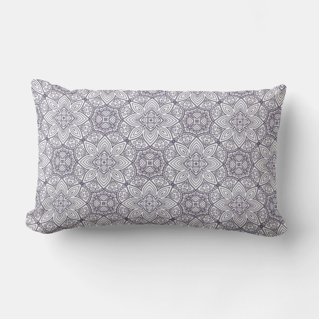 Mandala Pattern Lumbar Cushion (Front)