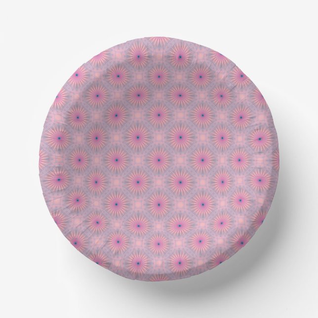 Mandala Pattern Paper Plate (Front)